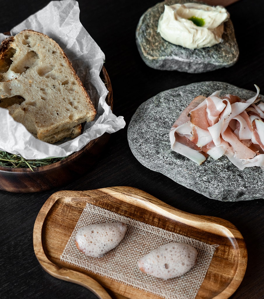 Brot Aufschnitt Vorspeise